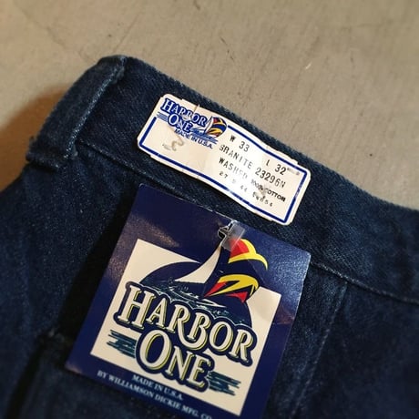 1970〜80's HARBOR ONE Denim Cargo Pants Deadstock