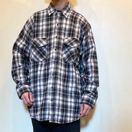 1980's WINTER RUN Heavy Flannel L/S Shirt