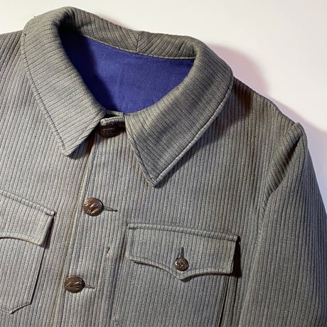 1950's French Unknown Pique Hunting Jacket