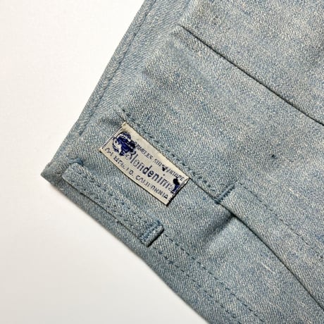 1950's SUPPLDRAPE DENIMS Cotton Trousers Deadstock
