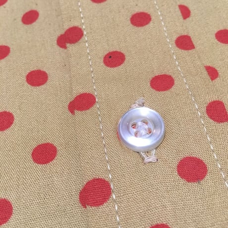 1960's CARLYLE Dots L/S Shirt Deadstock