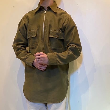 1930's Pilgrim Moleskin Pullover L/S Shirt