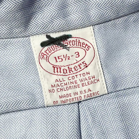 1970〜80's Brooks Brothers Herringbone L/S Shirt