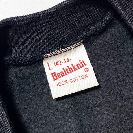 1960's Healthknit Sweat Black Deadstock