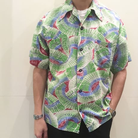 1950's DEER CREEK Seersucker S/S Shirt