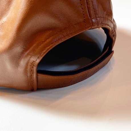1980's〜 Unknown Leather Cap Deadstock