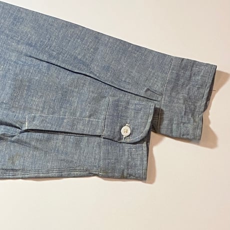 1960's KENNINGTON Chambray L/S Shirt Deadstock