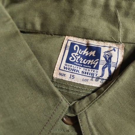 1940's〜 John strong L/S Shirt Deadstock