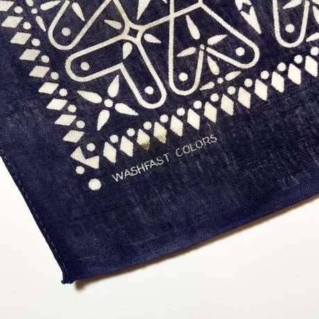 1960's〜 WASHFAST COLOR Bandana Deadstock