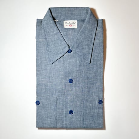 1960's Washington Dee Cee Chambray S/S Shirt Deadstock