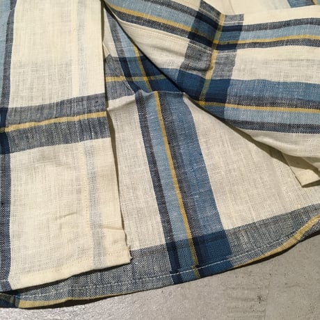 1960's PURITAN Cotton&Linen S/S Shirt Deadstock
