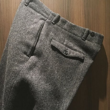 1940's〜 Unknown Herringbone Wool Trousers