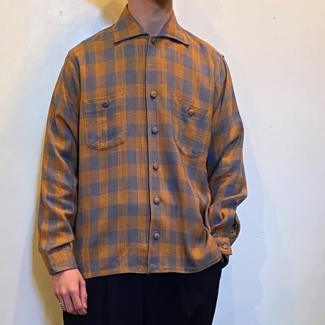 1960's Sears Rayon L/S Shirt