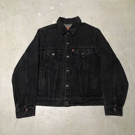 1990's Levi's 70706 Black Denim Jacket