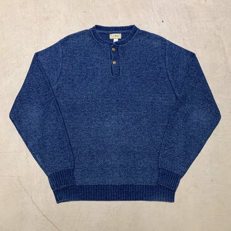 1980's L.L.Bean Indigo Cotton Sweater