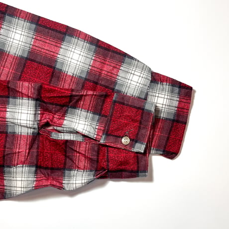 1960's DAN RIVER Flannel L/S Shirt Deadstock