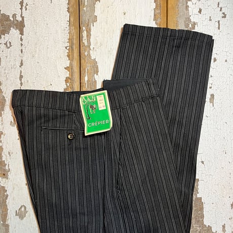 1950's CREPIER Cotton Trousers Deadstock