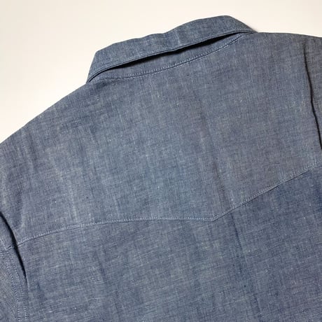 1960's DEE CEE Chambray Western L/S Shirt Deadstock