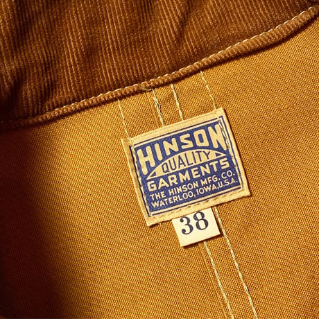 1940's〜 HINSON Hunting Jacket
