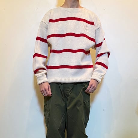 1980's〜 Abercrombie&Fitch Boatneck Sweater