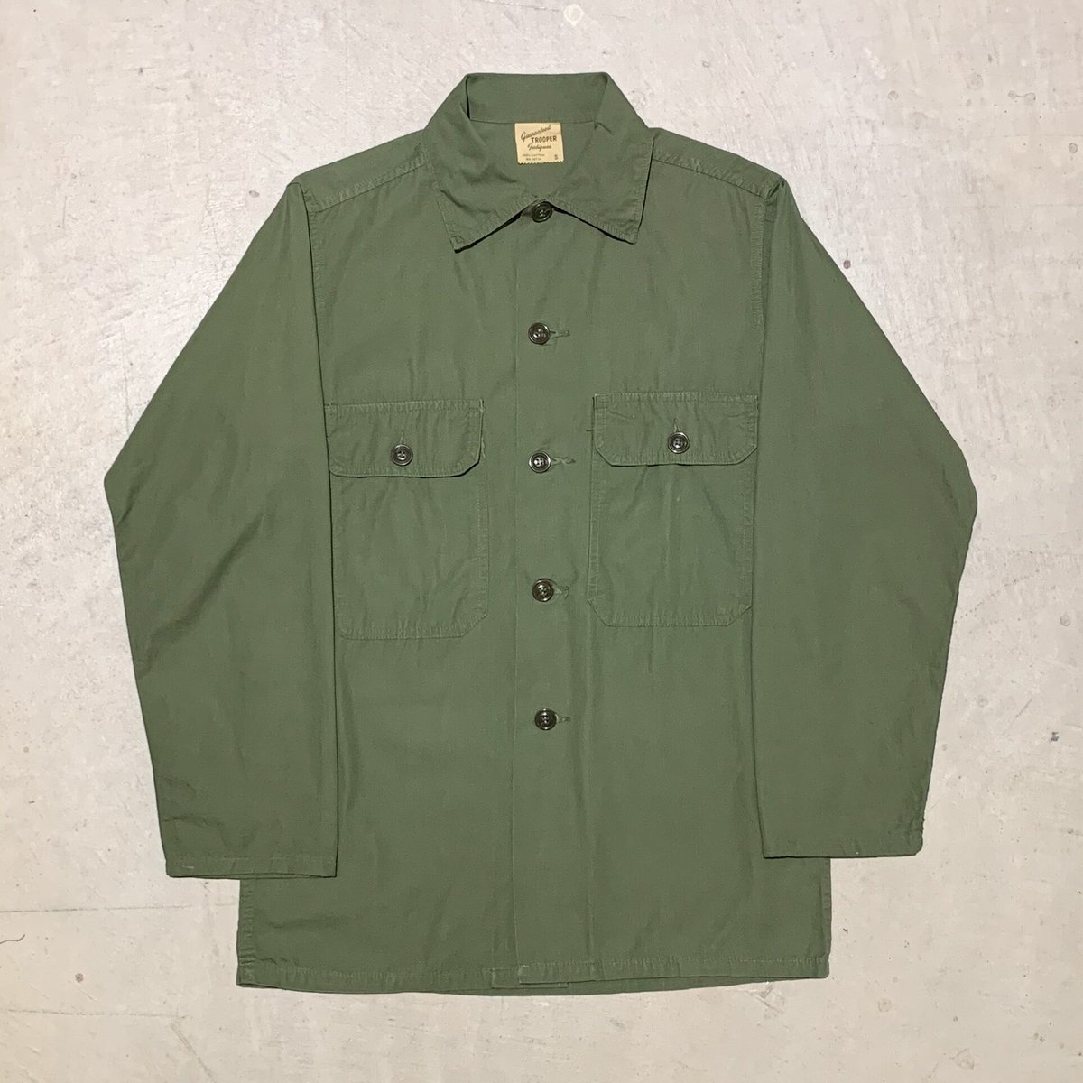 ジャケット・アウター 60S TROOPER POPLIN UTILITY SHIRTS JACKET 1960's TROOPER Poplin Utility Jacket | Unwave