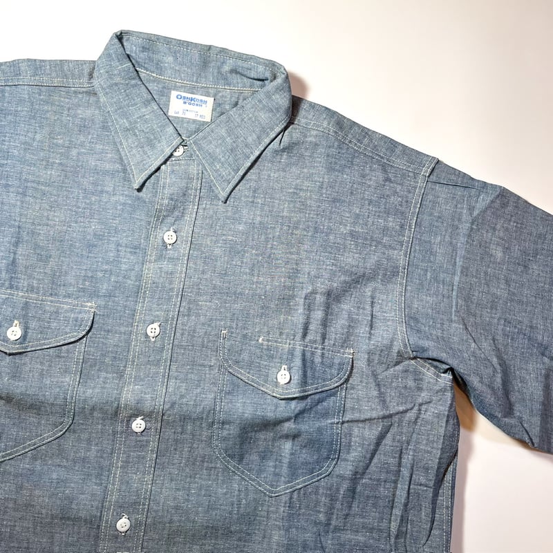 1970's OSHKOSH Chambray L/S Shirt Deadstock | U