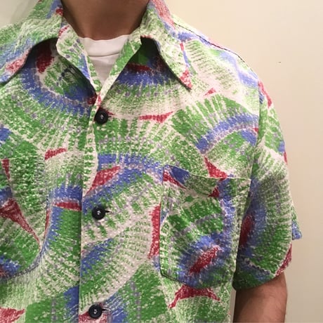 1950's DEER CREEK Seersucker S/S Shirt
