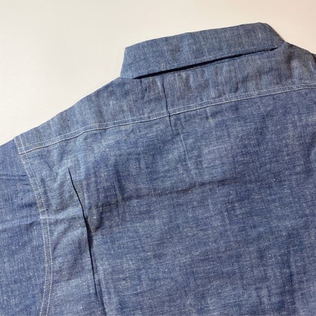 1950〜60's DOUBLE RINGER Chambray L/S Shirt Deadstock