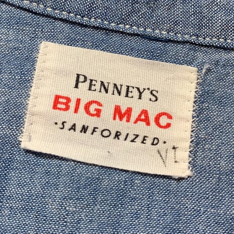 1960's BIG MAC Chambray L/S Shirt