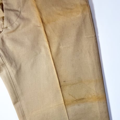 1940's DUCK HEAD Cotton Trousers Deadstock