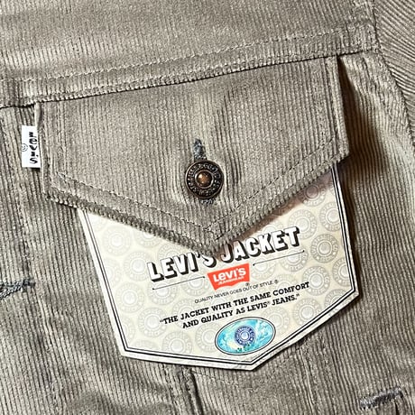 1980's Levi's 70401 Corduroy Jacket Deadstock
