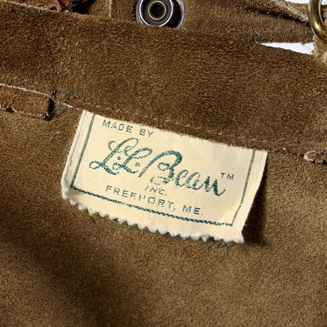 1970's L.L.Bean Suede Bag