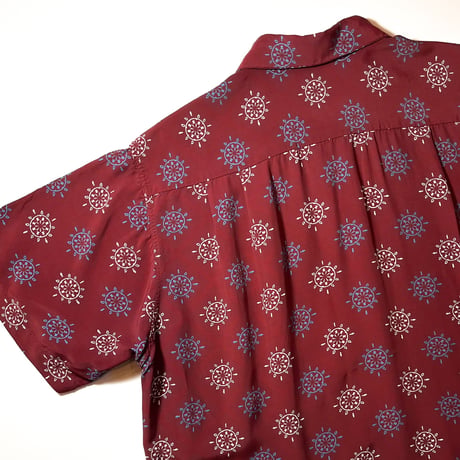 1950's DUKE KAHANAMOKU Rayon Hawaiian S/S Shirt