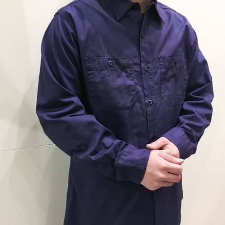 1960's Unknown Herringbone Twill L/S Work Shirt