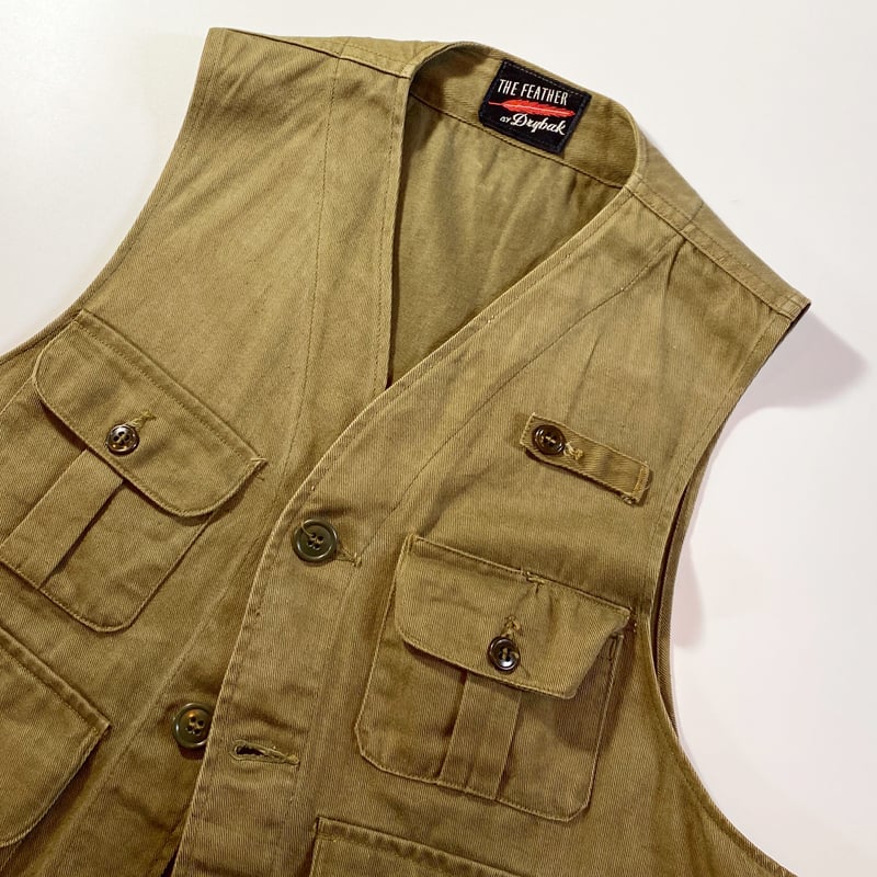 1950's THE FEATHER BY Drybak Fishing Vest | Unwave