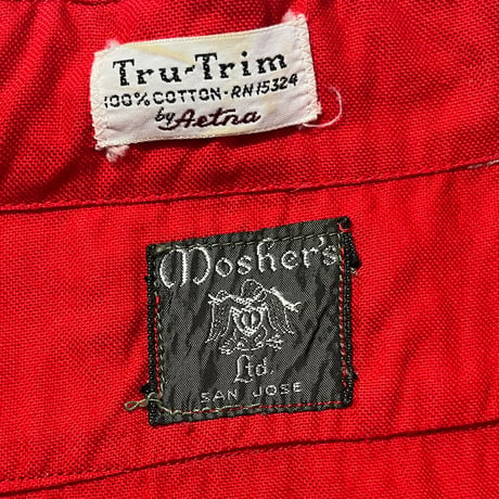 1960's Mosher's Embroidery S/S Shirt
