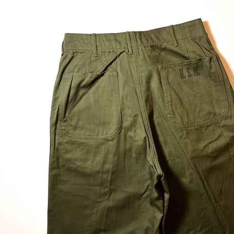 1940's US.NAVY N-3 Cotton Twill Trousers Deadstock