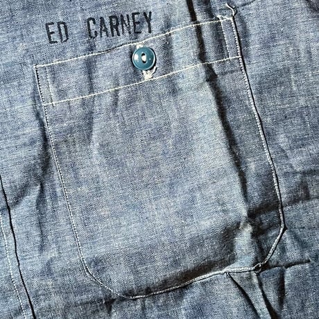1950's US.NAVY Chambray L/S Shirt Deadstock