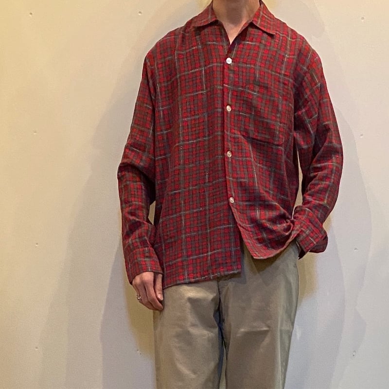1960's harper Rayon L/S Shirt | Unwave