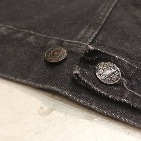 1980's Levi's 70506 Black Denim Jacket