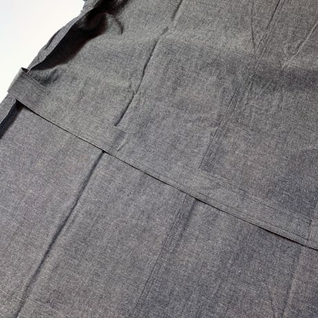 1970's〜 Italy Military Glay Chambray Mechanic Coat Deadstock
