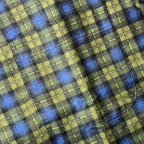 1960's Sport Shirt Flannel L/S Shirt Deadstock