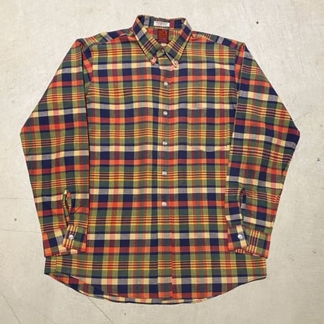1960's〜 Sears Indian Madras L/S Shirt