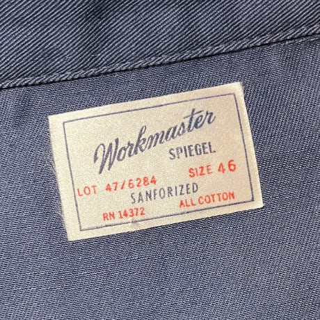 1960's Workmaster Cotton Work Jacket Deadstock