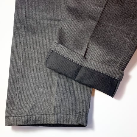 1940's〜 SAVO Gray Pique Trousers Deadstock