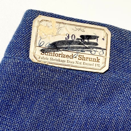 1940's Unknown Cotton Trousers Deadstock