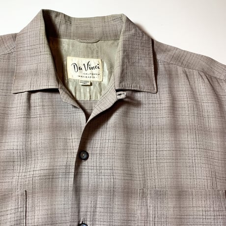 1960's Da Vinci Rayon L/S Shirt