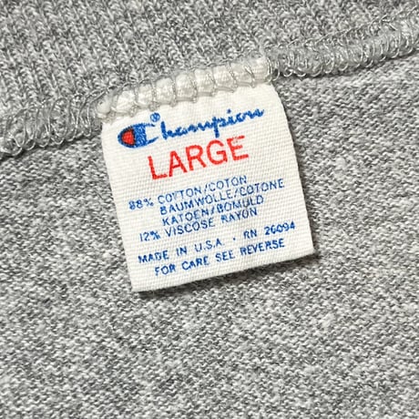 1980's Champion Printed L/S Tee