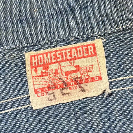 1950's HOMESTEADER Chambray L/S Shirt