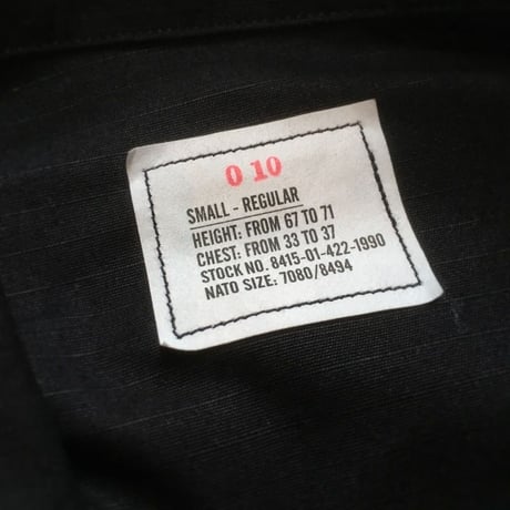 1990's US Military BLACK 357 BDU Jacket Deadstock